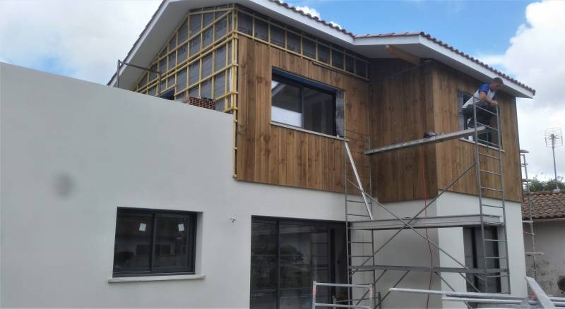 Prix pour la surélévation d'une maison ancienne à Mios